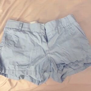 Jcrew light blue 100% cotton shorts size 0